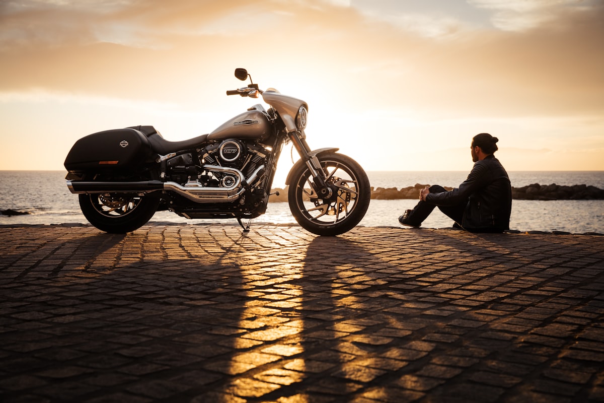 Moto custom de paseo